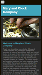 Mobile Screenshot of marylandclockco.com